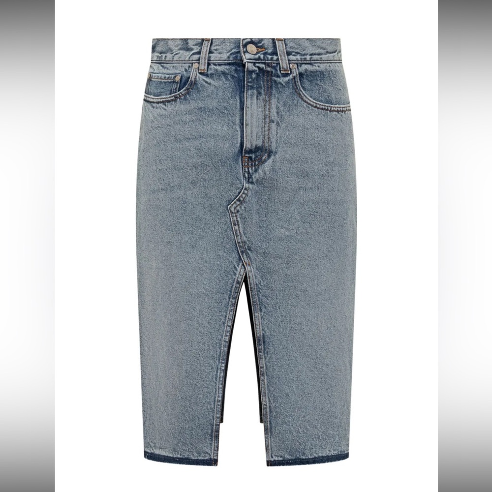 Stella McCartney asymmetrical denim skirt - Picture 1 of 12